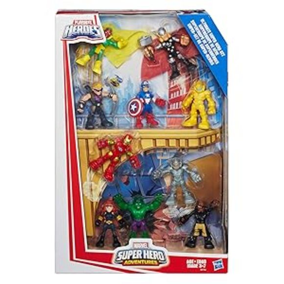 Playskool Heroes Marvel Super Hero Adventures Ultimate Set - Picture 1 of 2